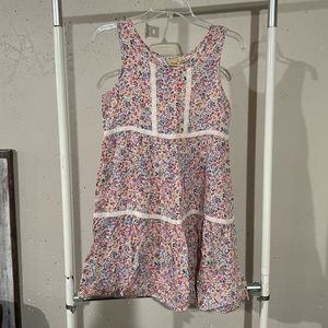 Mudd Multi Colored Flowered Sleeveless Dress. Girls size 14